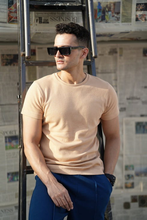 Textured Knit Tee